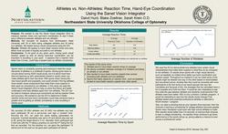 Athletes vs. Non-Athletes: Reaction Time, Hand-Eye Coordination Using the SVI