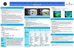 Intralimbal Gas Permeable Lenses After Corneal Transplant with Irregular Astigmatism