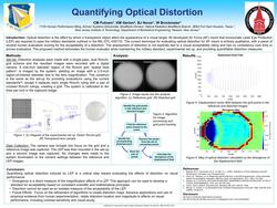 A Novel Method for Optical Distortion Quantification