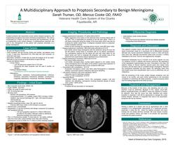 A Multidisciplinary Approach to Proptosis Secondary to Benign Meningioma