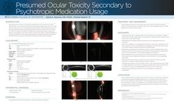 Presumed ocular toxicity secondary to psychotropic medication usage