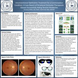 Unconventional Ophthalmic Treatment for a Commonplace Condition: A Case Report of Peripheral Occlusion Therapeutic Glasses Successfully Aiding Tension