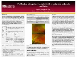 Proliferative retinopathy, in a patient with hypertension and acute renal failure